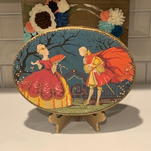 Chocolate Candies Box | Vintage French Advertising 2 Pound  Schraffts Chocolate Box | Chocolate Lover Gift | Collectable Gift Box