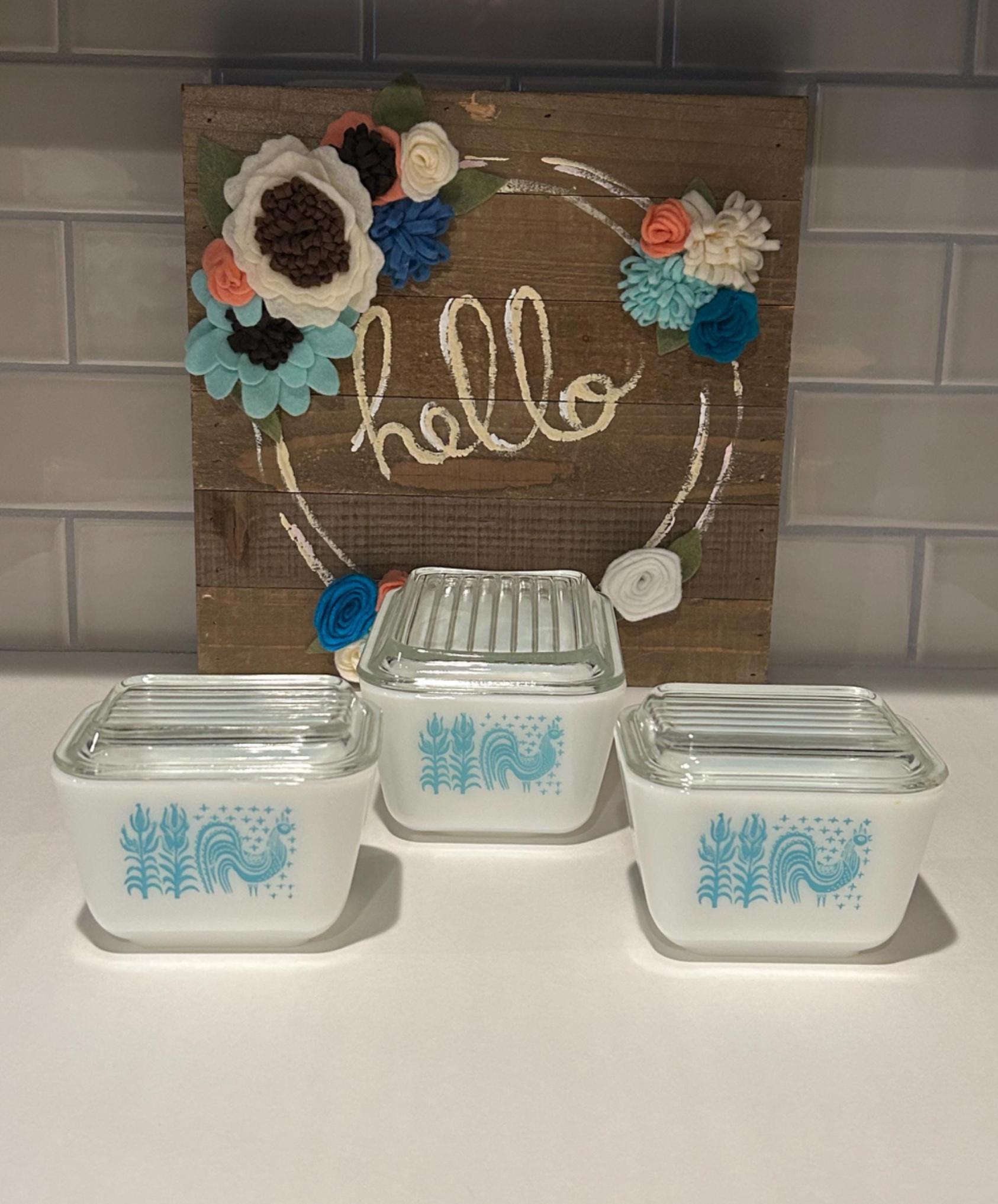 Turquoise Pyrex Fridge - Etsy Turquoise Pyrex Fridge - Etsy