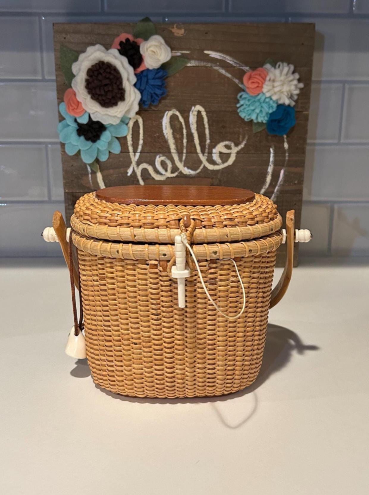 Vintage Nantucket Basket - Etsy
