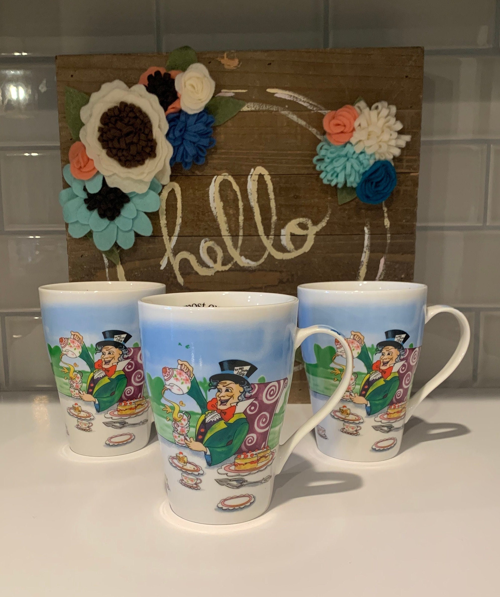 Le Chat Noir Boutique: Alice in Wonderland Paul Cardew Coffee Mug + Coaster  in Tin Can, Coffee Mugs, CMAliceinWonderlandPaulCardew
