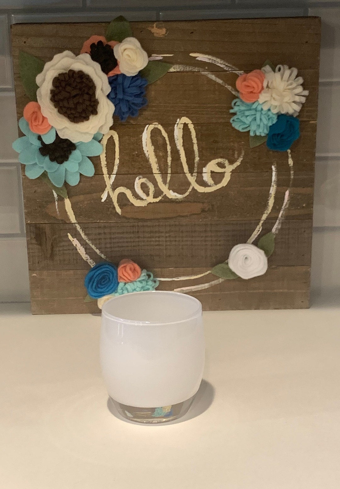 Glass Baby Candle Holder White Glass Baby Glass Baby Gift Etsy