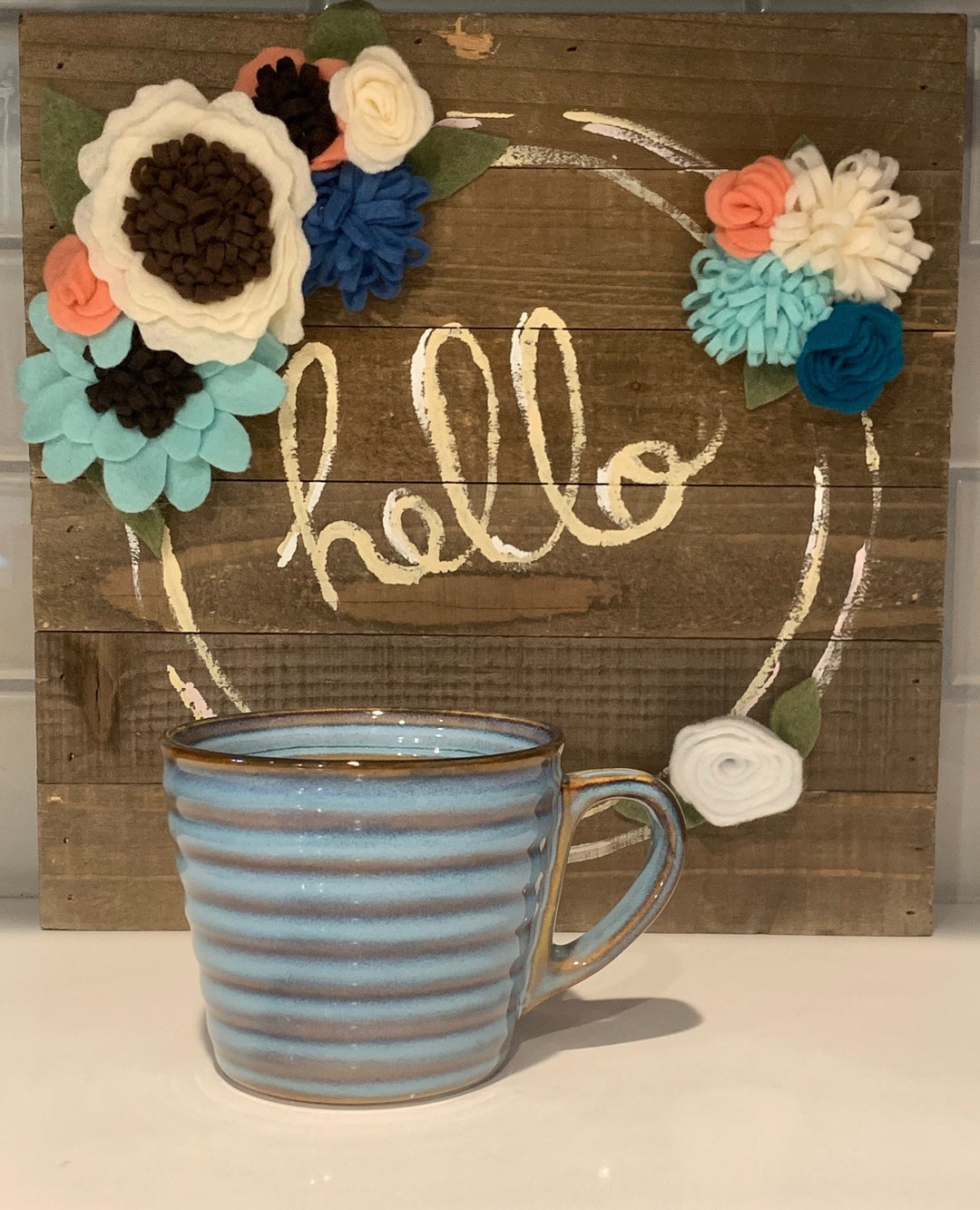 Blue Starbucks Coffee Mug Etsy