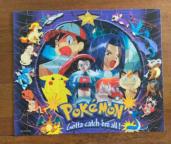 Pokémon puzzle, 1000 pieces. This was very fun to do. : r