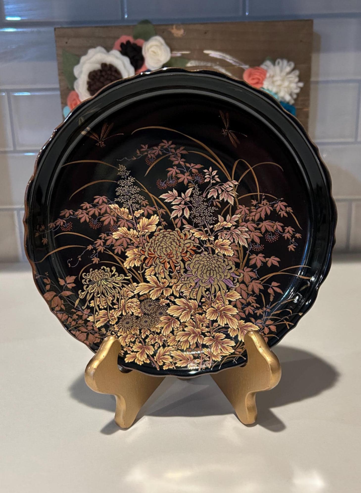 菊の皿 - Etsy 日本