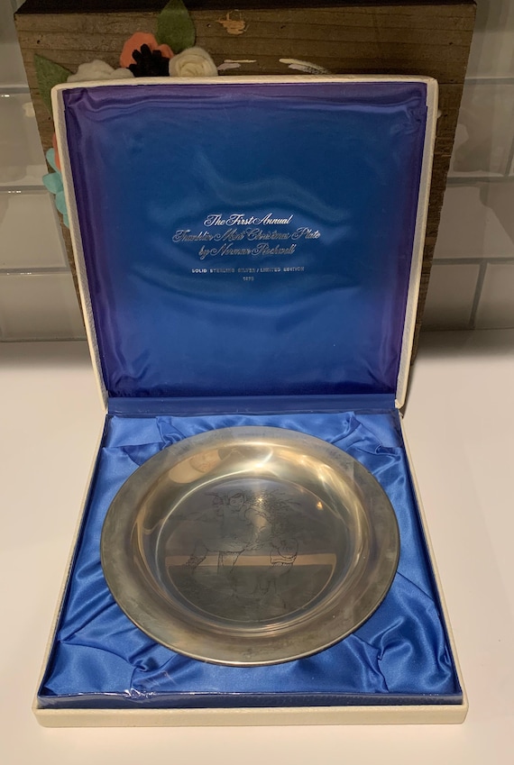 Franklin mint silver best sale plates