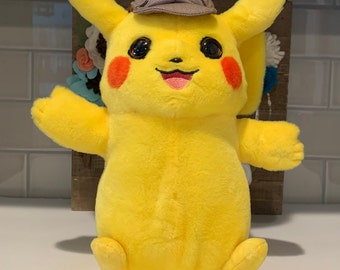 Realistic detective hotsell pikachu plush