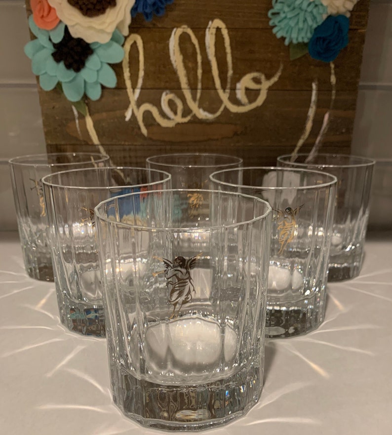 Luigi Bormioli Bach 11.25 Oz Double Old shops Fashioned Glasses | Gold Angel | Luigi Bormioli Bach | Set Of Six