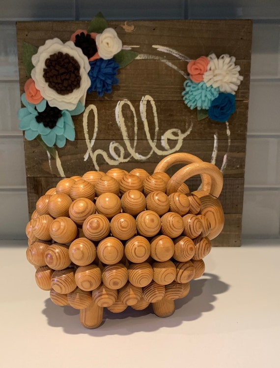 aarikka FINLAND アーリッカ 木製 羊 ヴィンテージ Aarikka フィンランド Passi Ram 木製彫刻 |アーリッカ羊