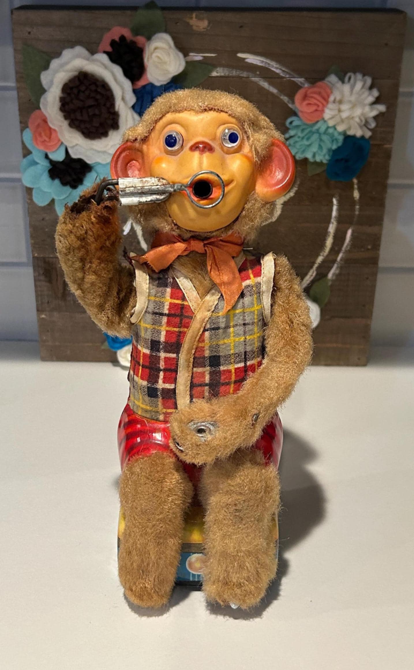 Rock Valley Bubble Blowing Monkey - Battery Operated (not Working