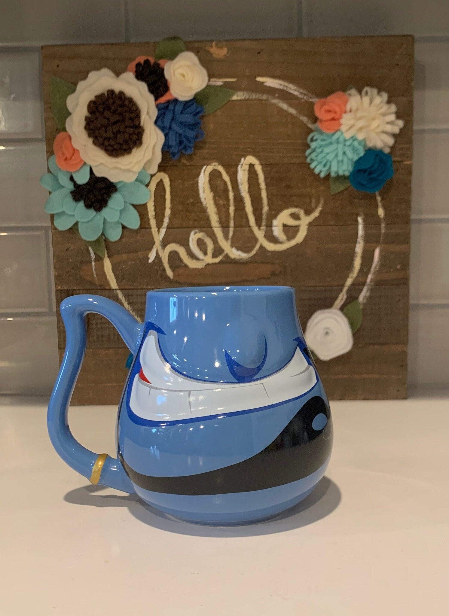 Aladdin Coffee Mug Aladdin Genie Face Coffee Mug Etsy