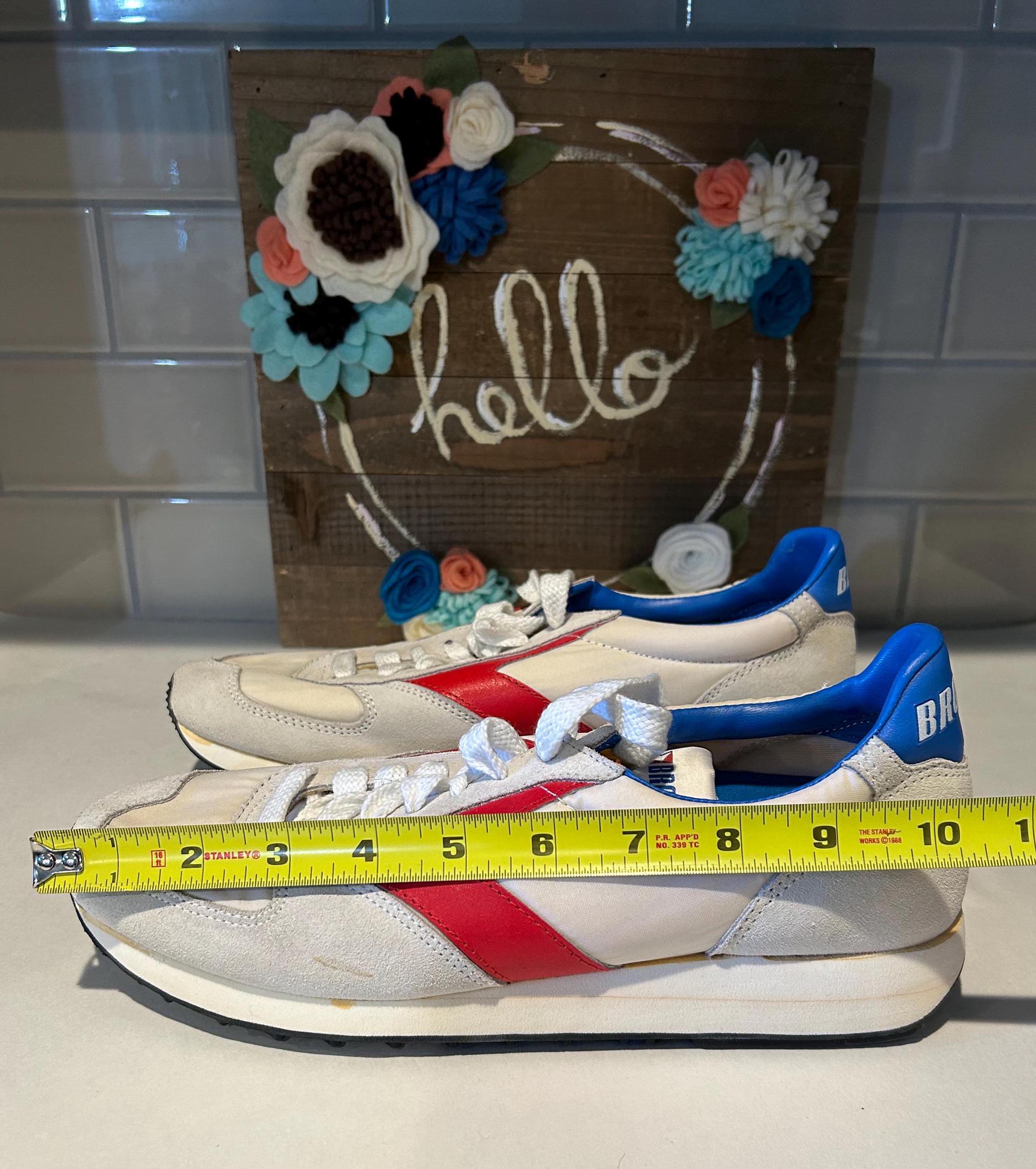 しろたん USA製 70's~80's Vintage Brooks Br Vintage Brooks Running Shoes: Retro Red Blue Sneakers - Etsy Canada
