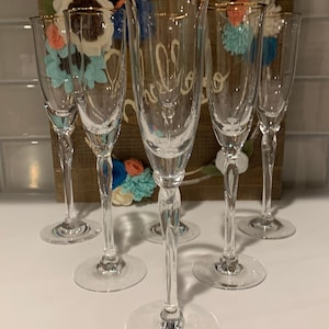 Fluted Champagne Rhythm Gold  by LENOX | Fluted Champagne Glasses | Lenox Stemware | Elegant Glassware | Wedding Gifts | Home Warming Gifts