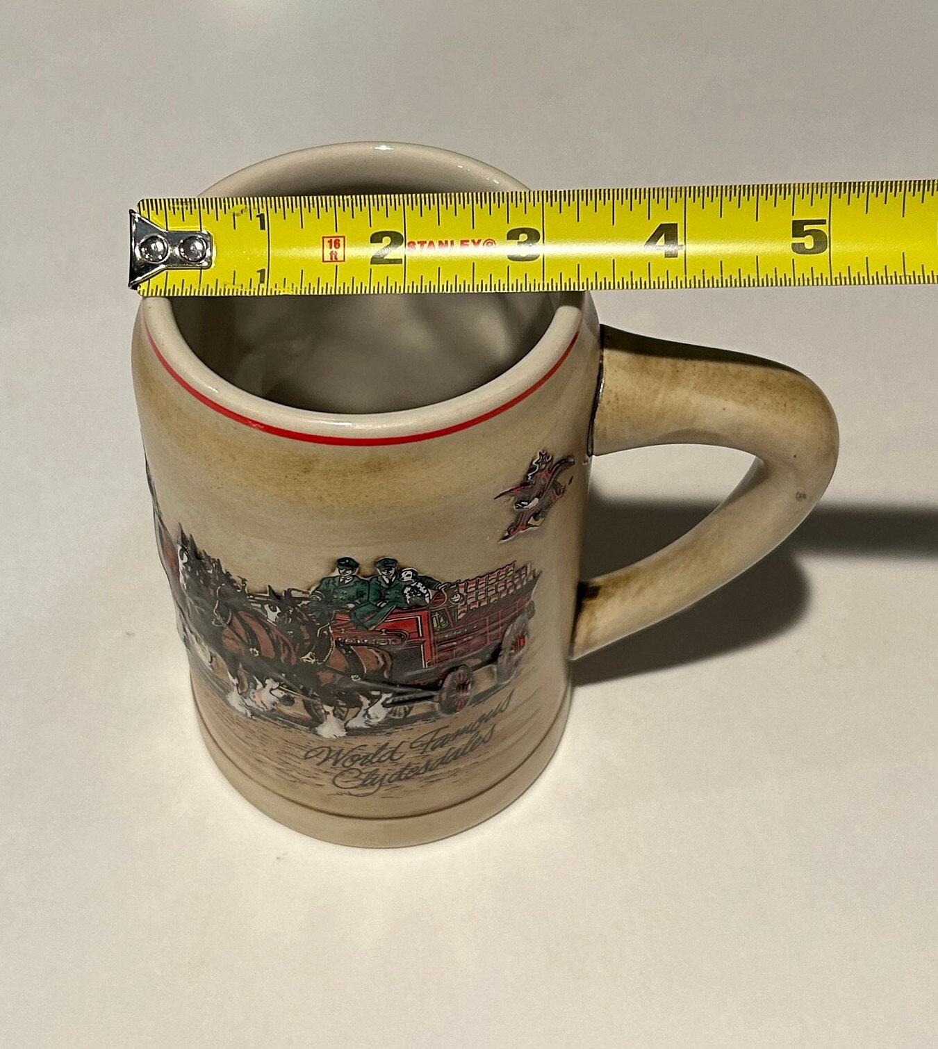 Anheuser Bush Budweiser 1987 Holiday Stein Budweiser Champion