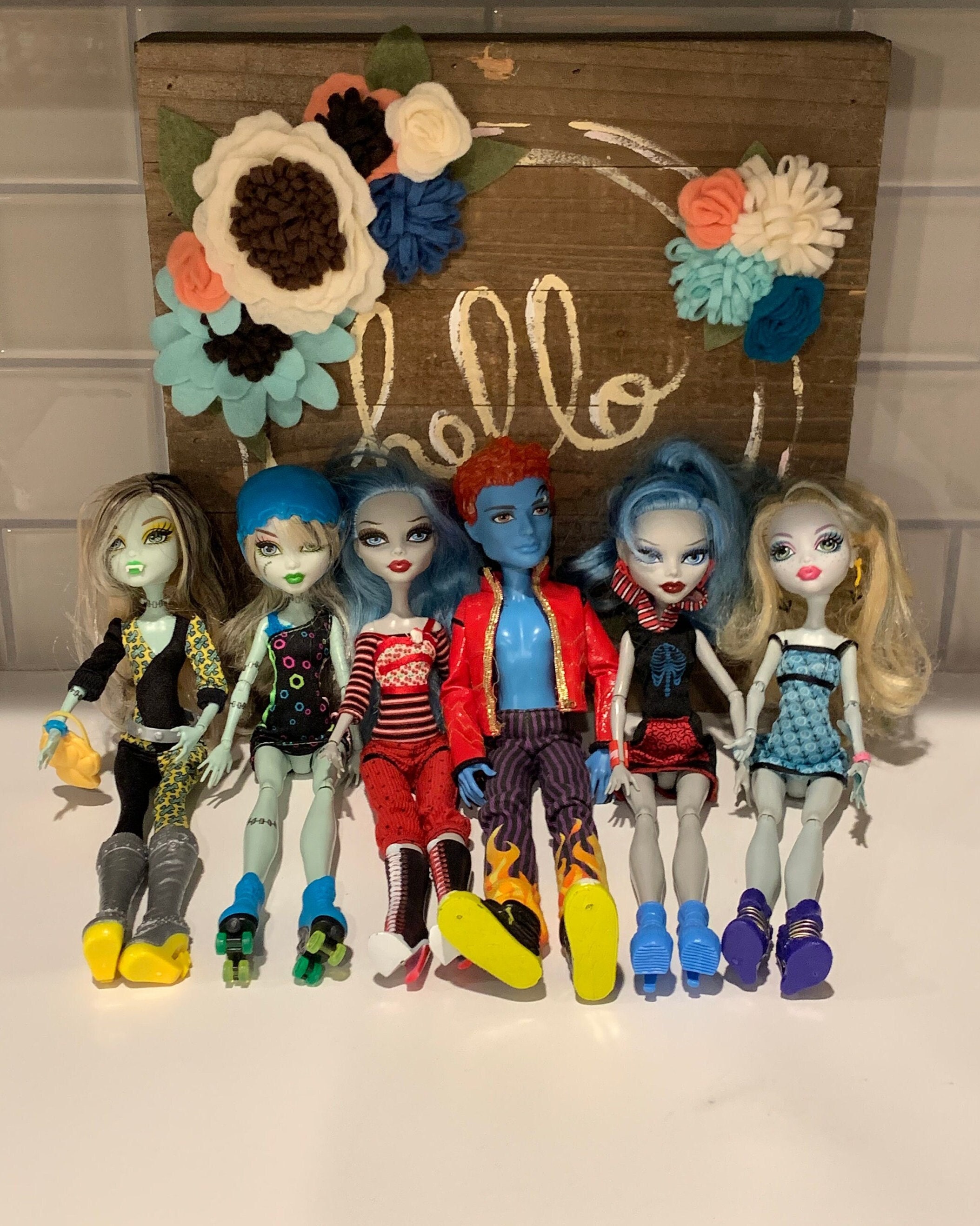 Monster High Puppen Frights Ghoulia Yelps Erste Welle Freaky ...