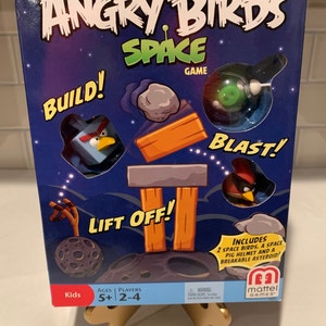 Angry Birds Space  Game Bird, Pig & Astroid  Collectable Angry Bird Family Game