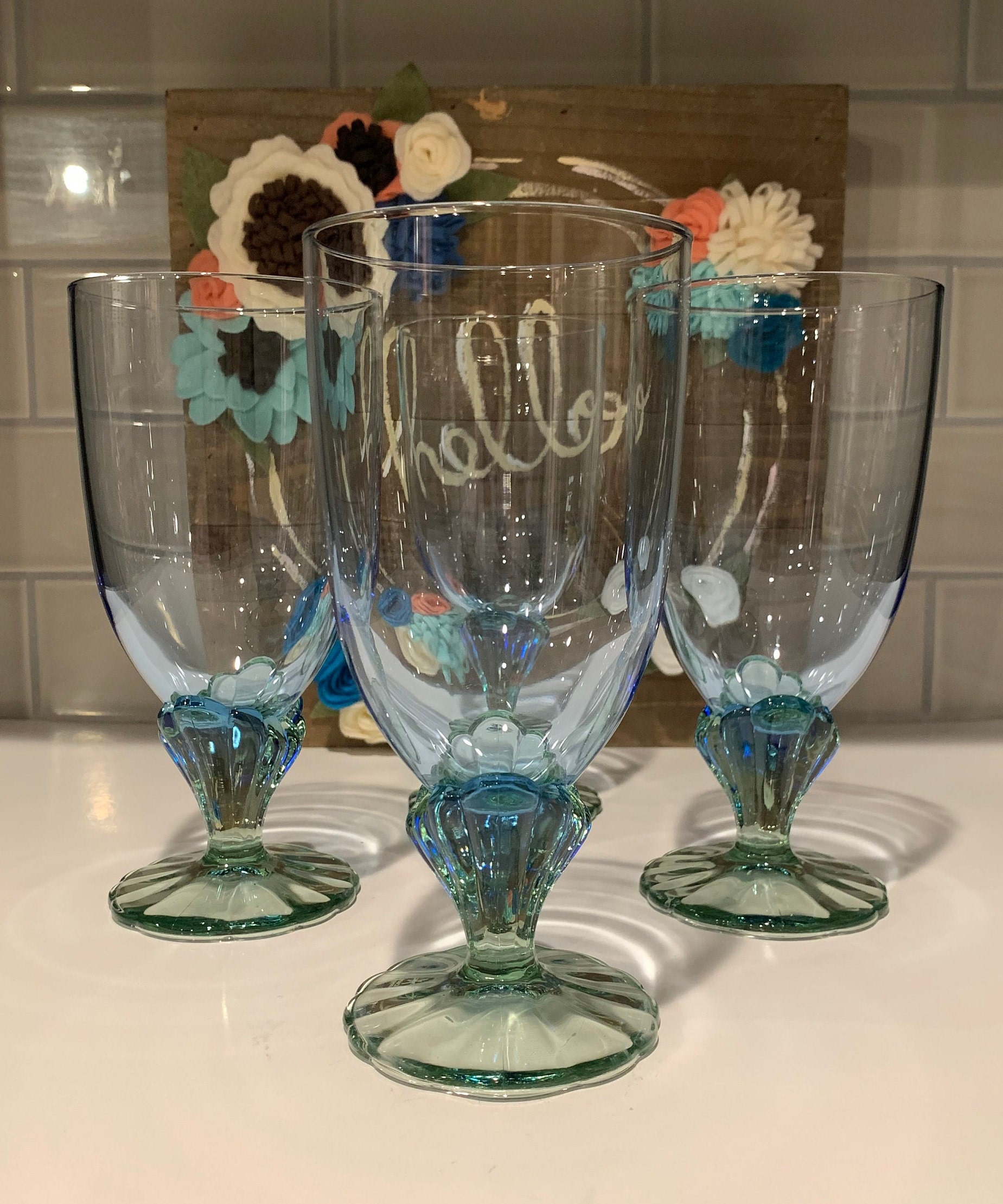 Vintage Iced Tea Bahia Glasses by BORMIOLI ROCCO Etsy