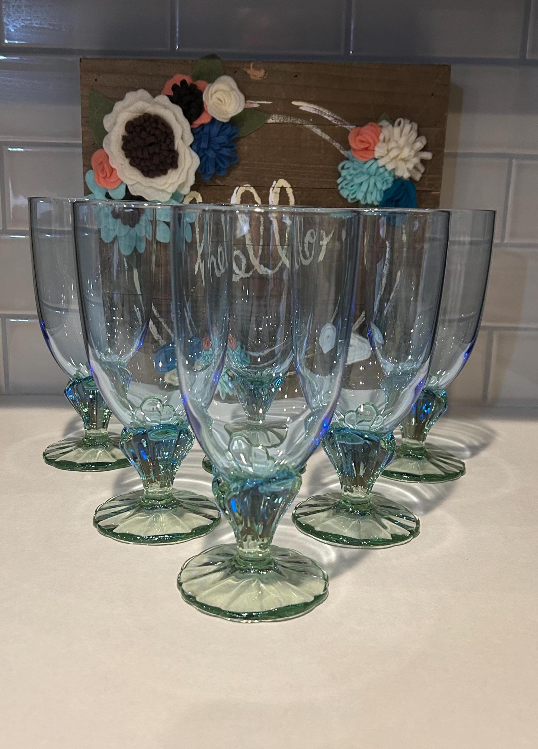 Bormioli Rocco Cobalt Blue 6set ヴィンテージ Bormioli Rocco Cobalt Blue 6set ヴィンテージ