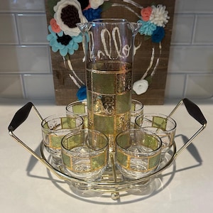 Mid Century Glassware Caddy - Etsy