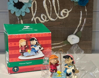 Figurina del villaggio del concorso di bellezza dei Peanuts del Dipartimento 56