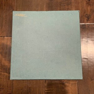 Giradischi Scrabble Deluxe Edition di Selchow e Richter, 1948 e 1954 / Serata di gioco / Gioco da tavolo Scrabble con pezzi di lettere in legno