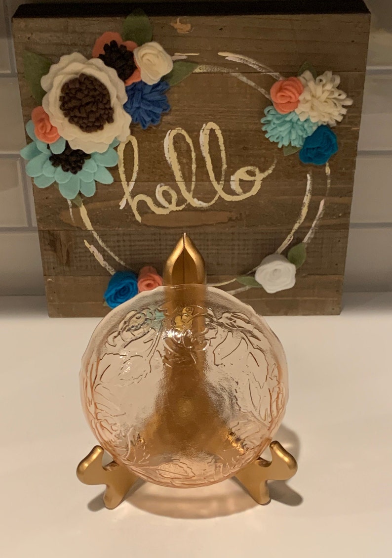 Rosaline Pink Glass Salad Bowls Arcoroc France Raised Etsy