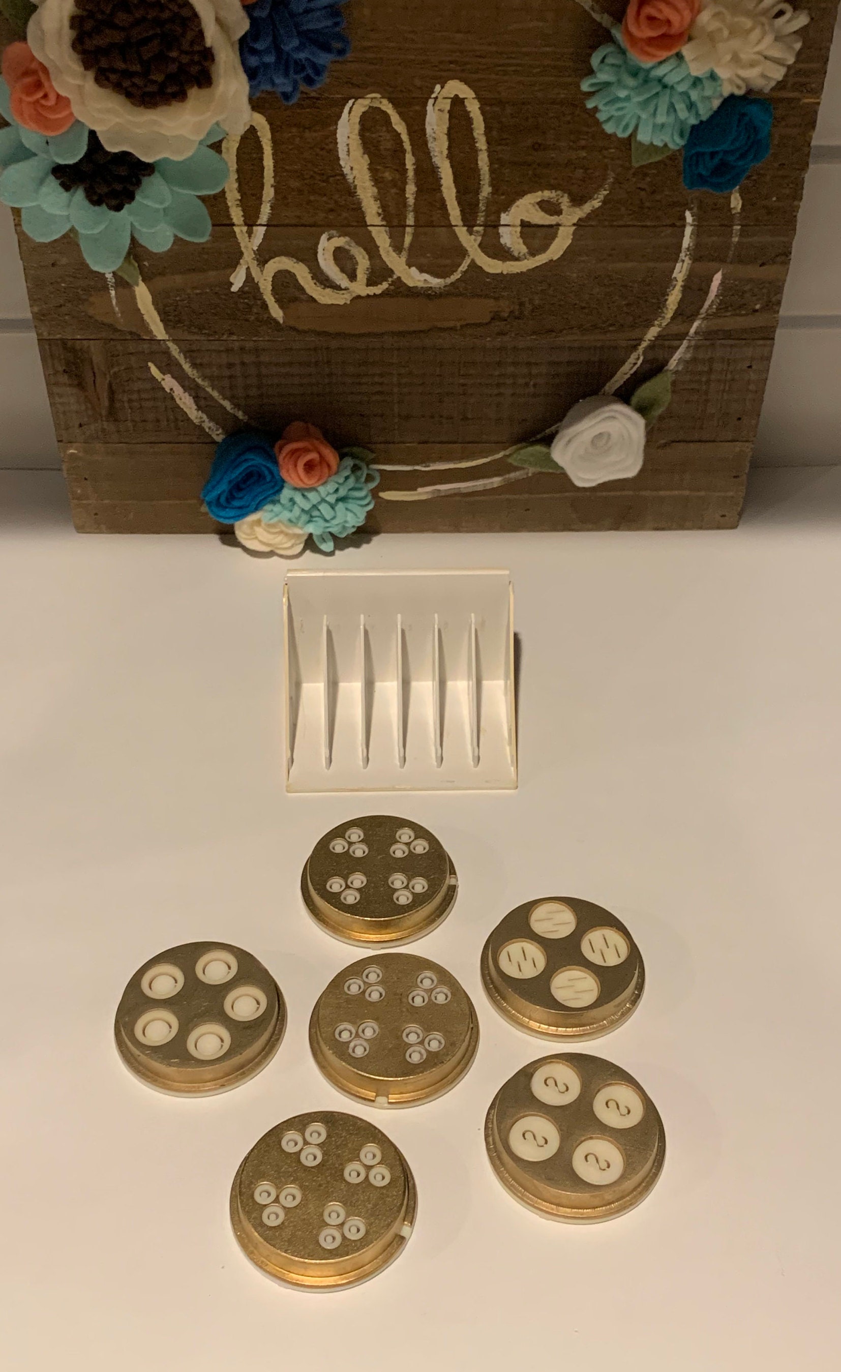 Vintage Brass Pasta Dies Made in Italy A Set of Six Pasta | Etsy