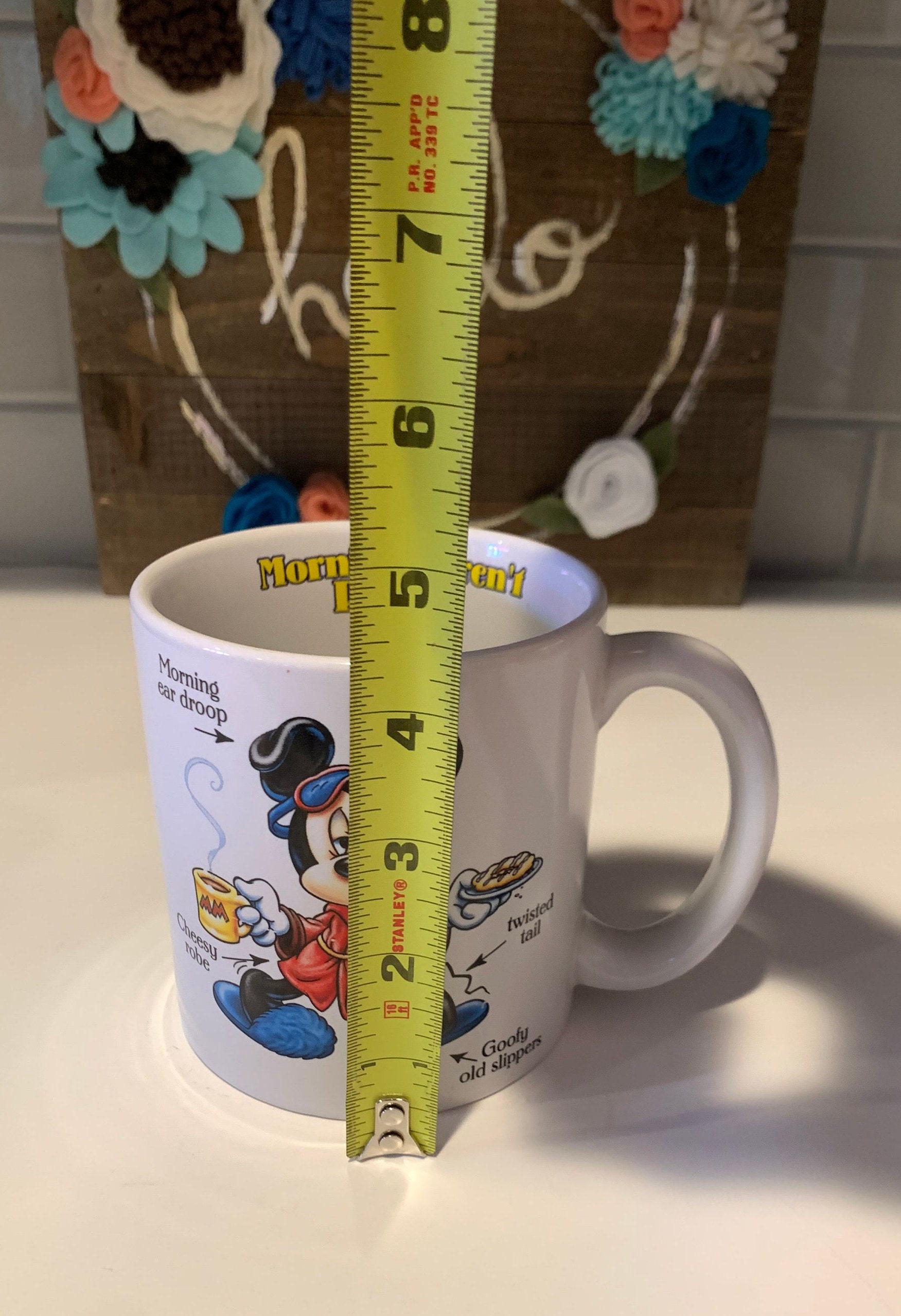 Disney Mickey Mouse Mornings Aren’t Pretty Coffee Mug