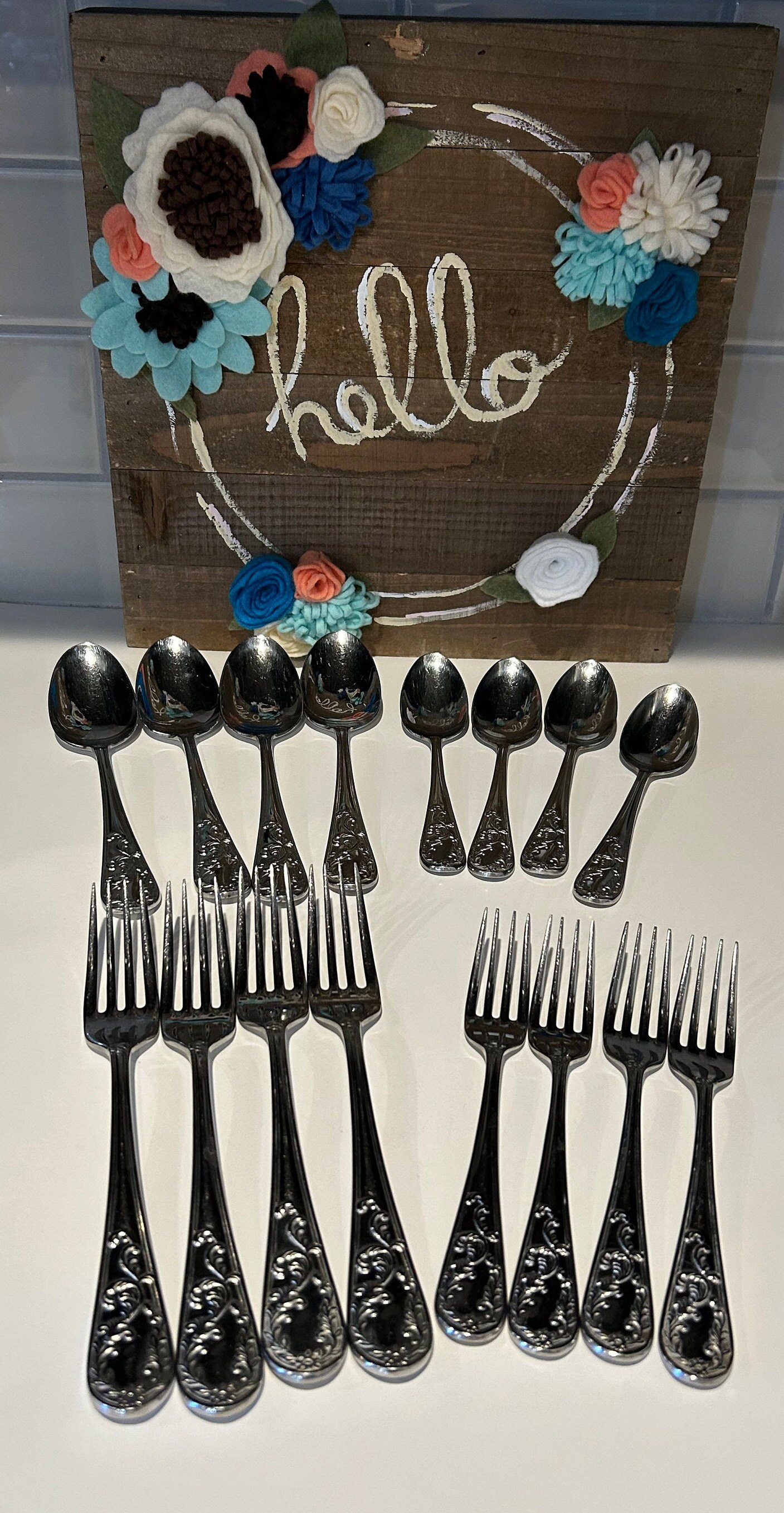 Christian Dior Paris Stainless Steel Flatware Set - 20 Piece
