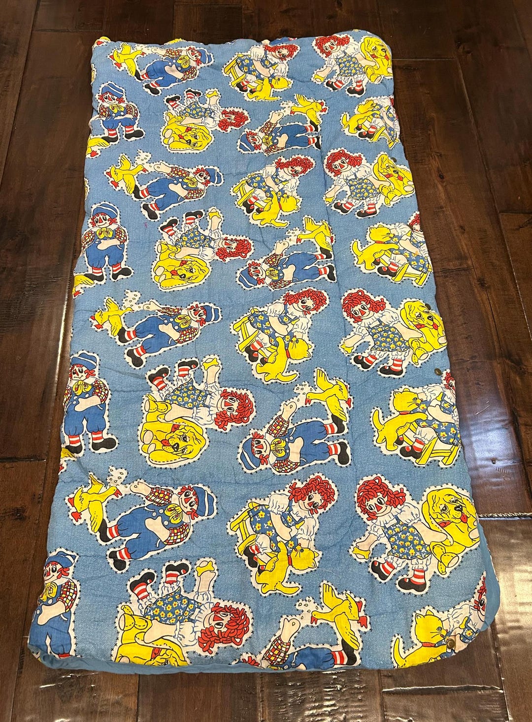 Vintage Raggedy Ann Children’s Sleeping Bag Raggedy Ann Linens