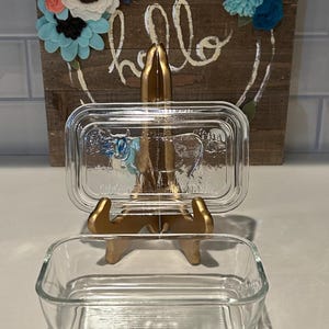 Cow Glass Butter Dish | Cow Pressed Glass Butter Dish | Cow Kitchen | Glass Food Storage
