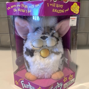 Furby Tiger Leopard -Pink Grey & Black | Electronic Furby | Collectable Furby