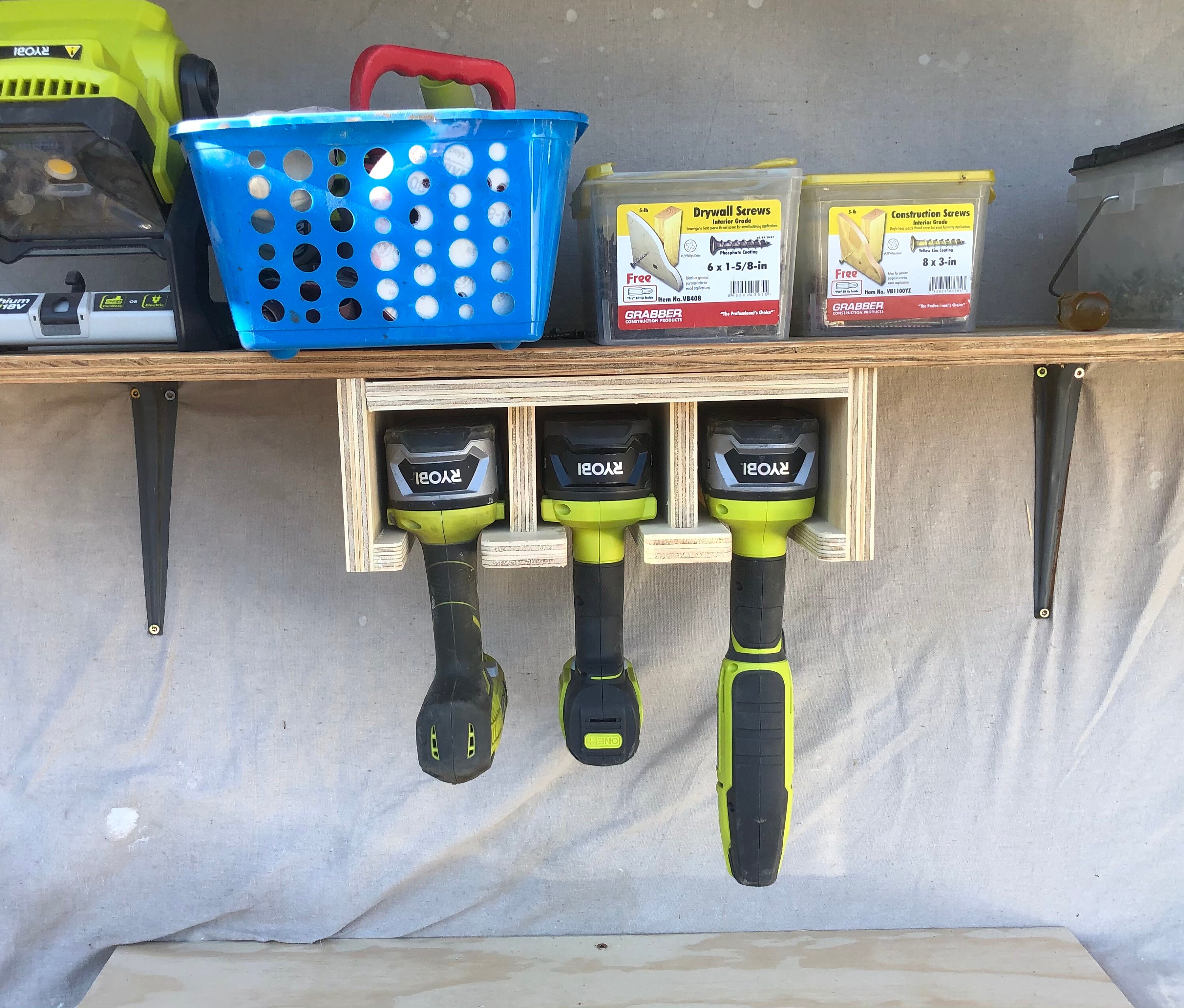 4 Tool Battery Powered Tool Storage Unit, 3 Tool Battery Powered Tool –  Harford Durable Products