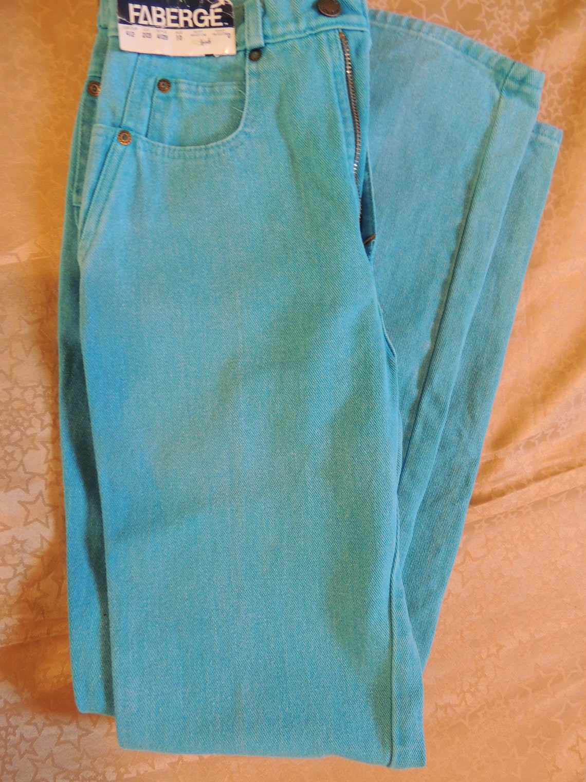 Faberge Aqua Jeans Pants Womens Vintage Clothing Australia Etsy