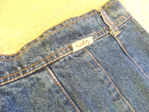 Corfu Panel Jeans Pants Womens Vintage 