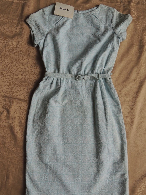 1960s Vintage Dress Susan Lee Sun Fashion Jacquar… - image 3