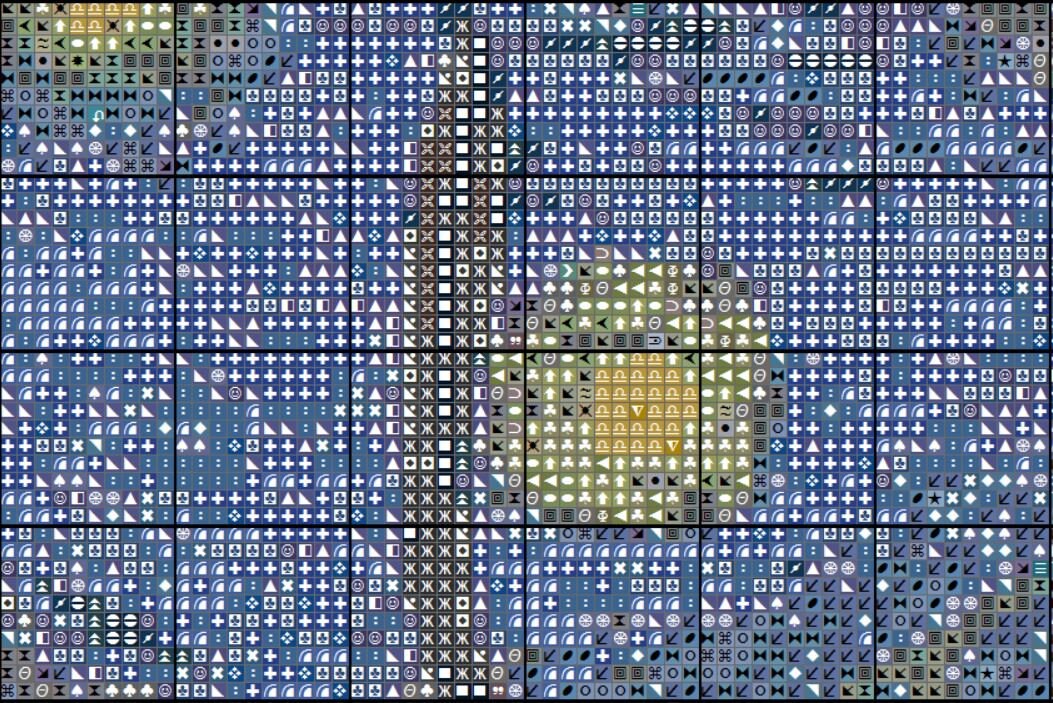 Cross-stitch Pattern PDF Format Full Coverage - the Starry Night by ...