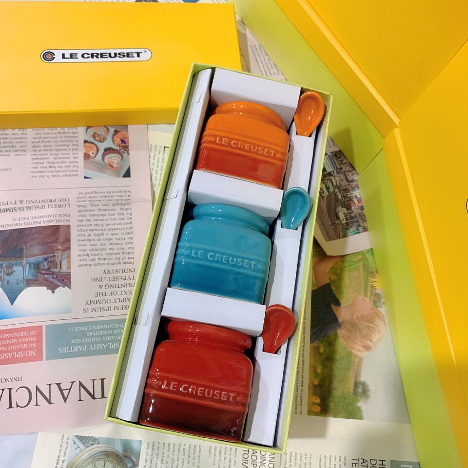 New Le Creuset Jar Set with Box Etsy