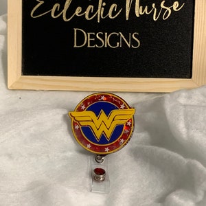 Wonder Woman Badge Reel and Lanyard Neck Lanyard Hospital Teacher