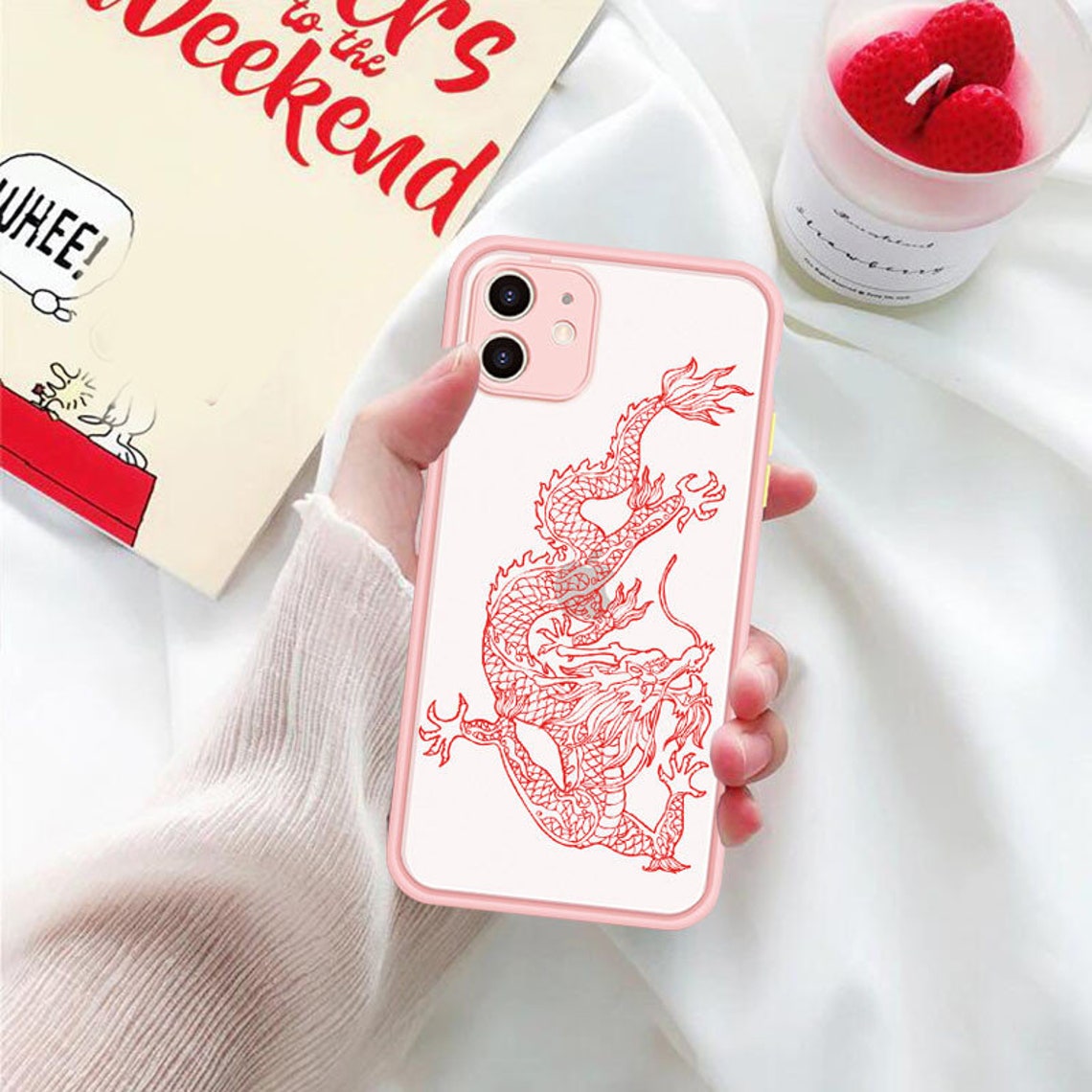 Retro iPhone Dragon Phone Case for iPhone 12 7 8 Plus X XR XS Etsy