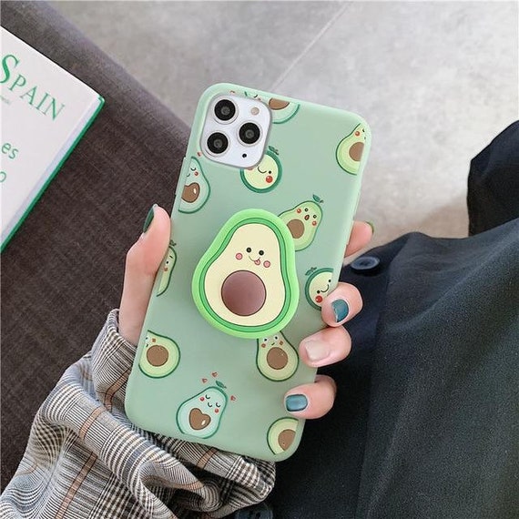 Shockproof Iphone Case Cover Avocado Pop Socket Detachable Etsy Shockproof Iphone Case Cover Avocado Pop Socket Detachable Etsy