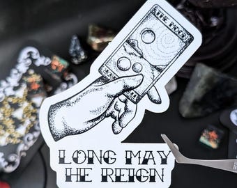 Mollymauk Tealeaf Vinyl Sticker: Tattoo Art, Critical Role Fan-art