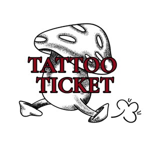 Tattoo Ticket - Walking Mushroom - Downloadable Tattoo Designs // Tattoo Art, DunMeshi, Dungeon Meshi, Delicious in Dungeon