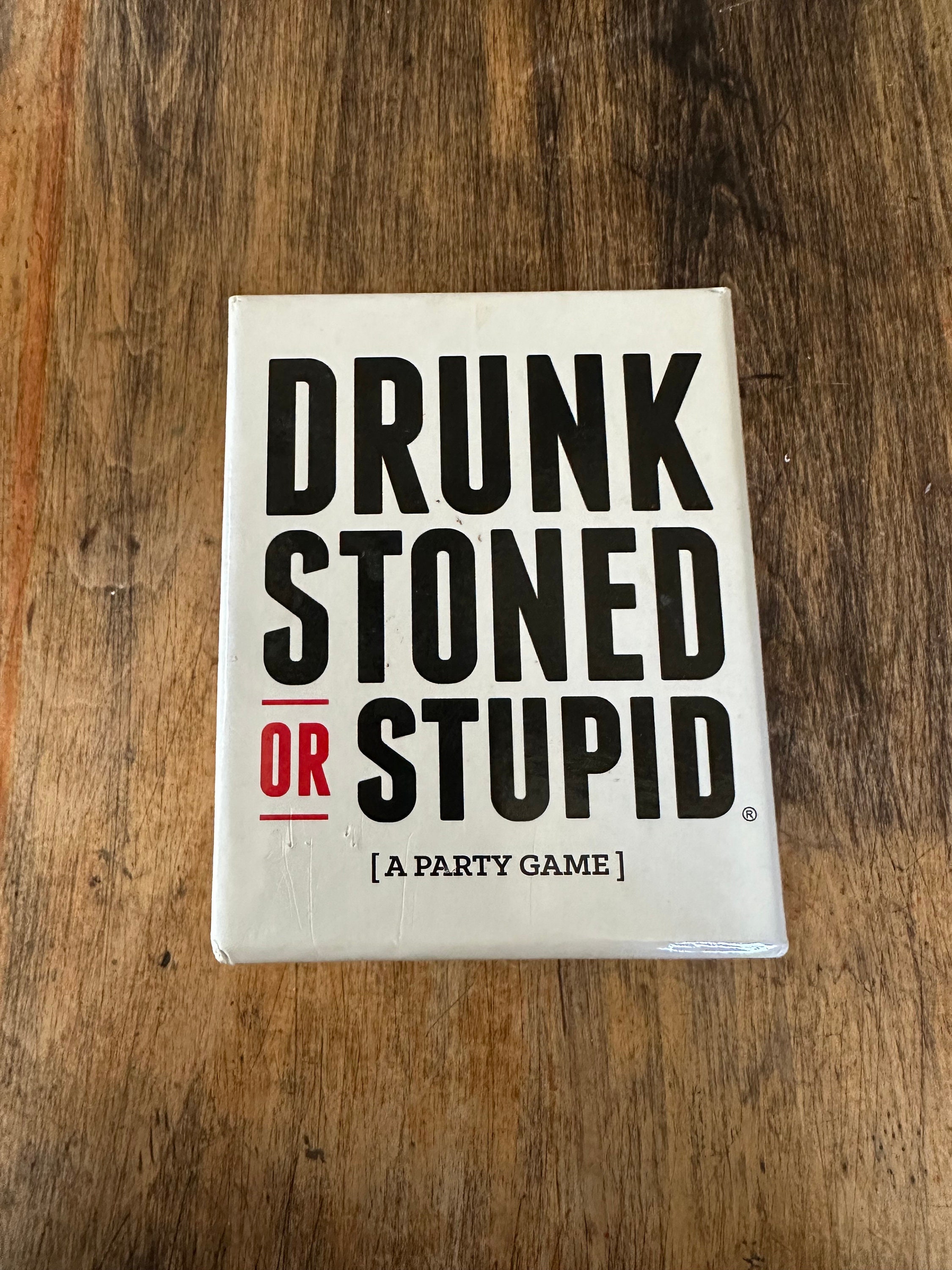 Drunk Stoned or Stupid A Party Game 250 Cards EUC Complete, Over 17yr 