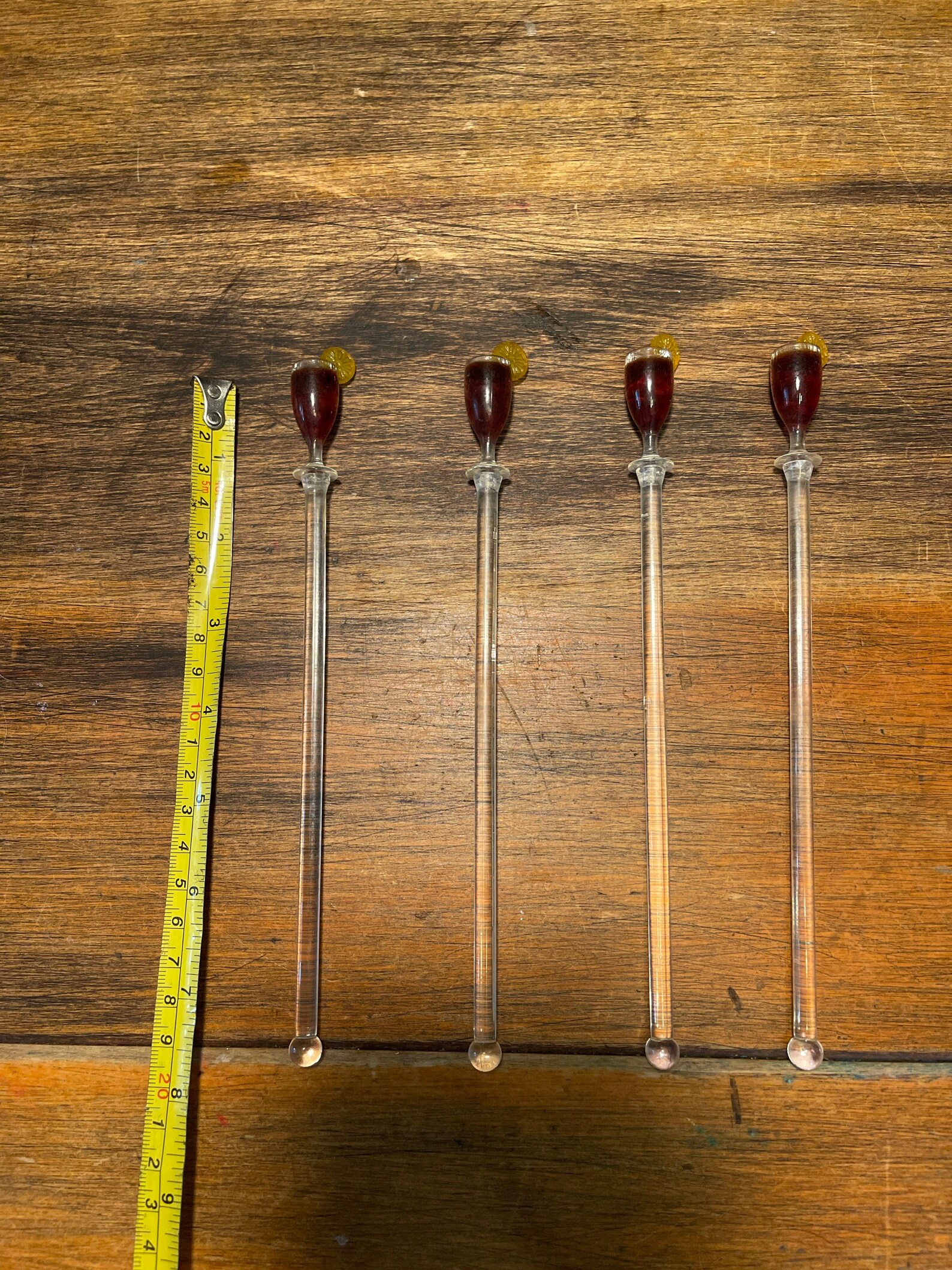 4 Vintage Drink Stirrers Swizzle Sticks Cocktail Party Etsy