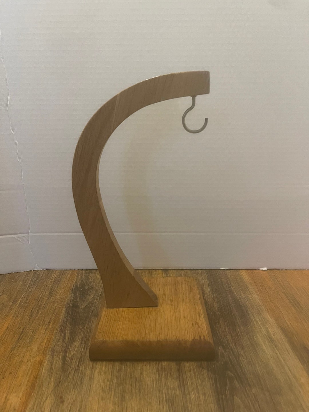 Vintage Handmade Wood Banana Hanger Hook Retro Kitchen Etsy