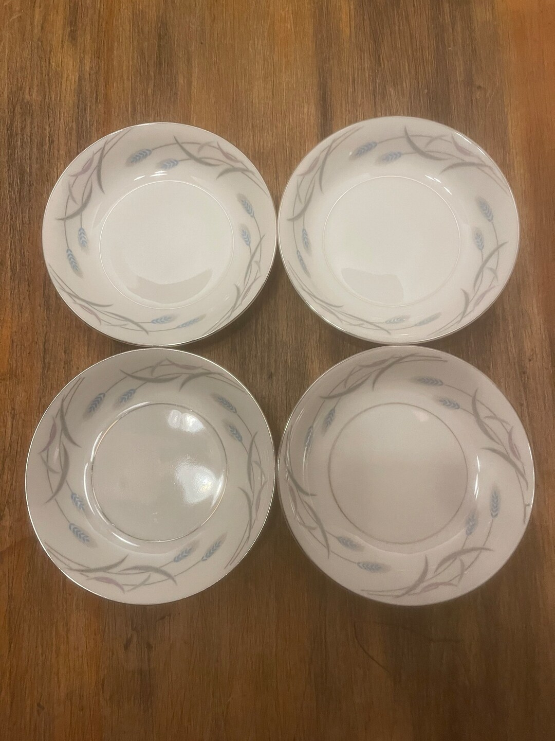 Vintage Valmont China Royal Wheat Dessert Sauce Bowls Set of 4 Etsy