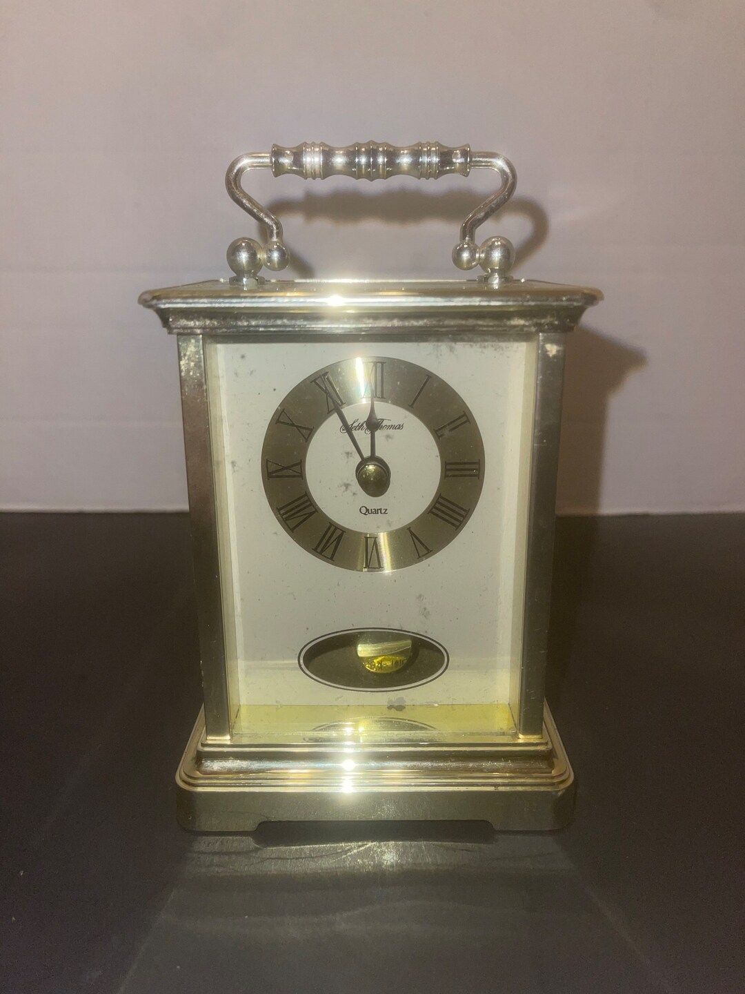 Vintage Seth Thomas Carriage Clock Desk/shelf/mantel Clock WORKS Etsy