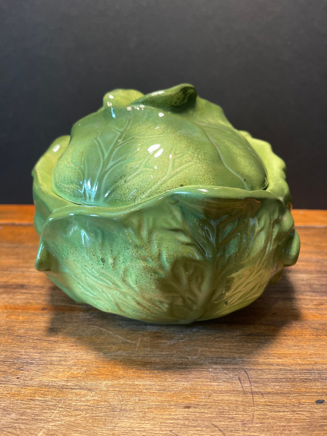 Vintage Cabbage Bowl Holland Mold Etsy
