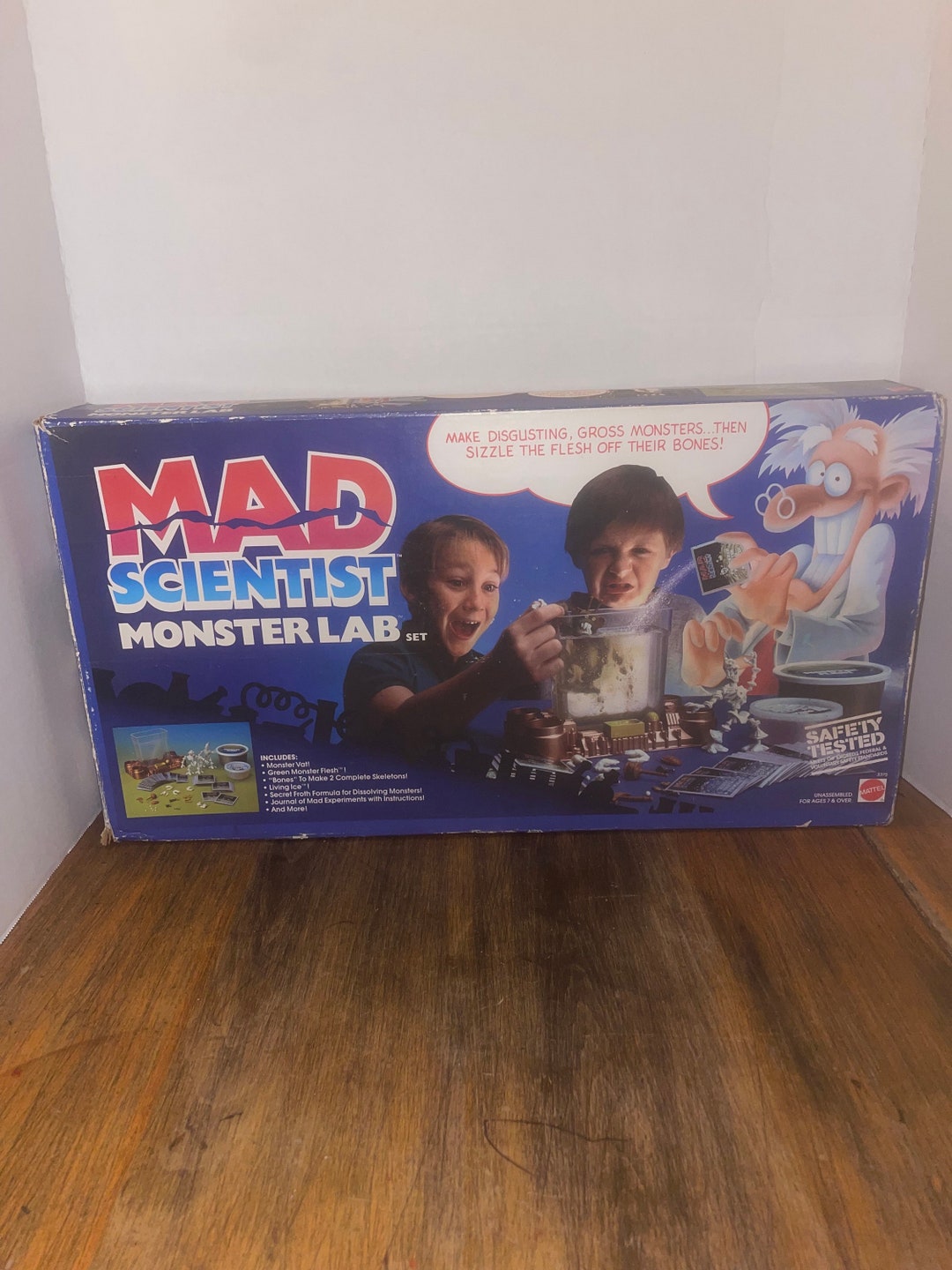 Vintage Mattel Mad Scientist Monster Lab Set 1986 Used Etsy