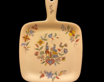 Vintage Iva Lure Crooksville Pennsylvania Dutch Wall Decor Folk Art 1940’s